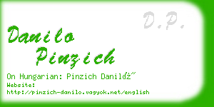 danilo pinzich business card